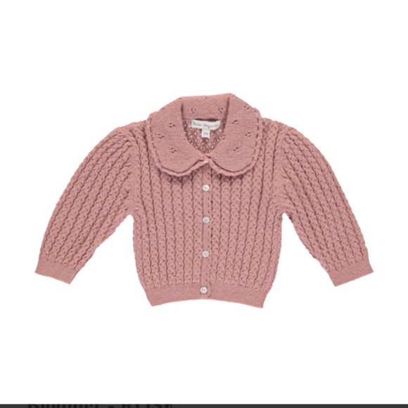 Bebe Organic Loulou Cardigan And Bloomer - ROSE - Picture 2 of 10